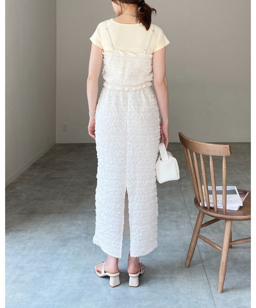 She's Closet(シーズクローゼット)の「アシンメトリーカットアウト半袖クロップ丈ショートTシャツ(Tシャツ/カットソー・レディース・ブラック/チャコールグレー/グリーン/クリーム・FREE)」の19枚目の写真