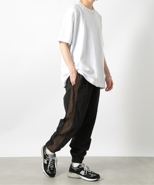 SETUP7(セットアップセブン)の「【SETUP7】ライン入りジャージナイロントラックパンツ SCCH364(その他パンツ・メンズ・ブラック/ホワイト/ブラウン・M/L)」の11枚目の写真