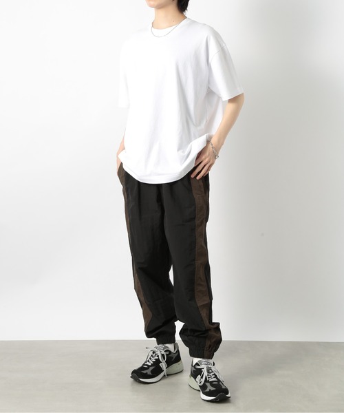 SETUP7(セットアップセブン)の「【SETUP7】ライン入りジャージナイロントラックパンツ SCCH364(その他パンツ・メンズ・ブラック/ホワイト/ブラウン・M/L)」の12枚目の写真