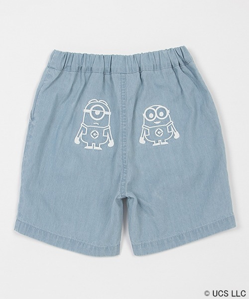 petit main（プティマイン）の「【ミニオン】アソートハーフパンツ（チノパンツ・キッズ・サックスブルー/グレー/ラベンダー/ライトベージュ・80ｃｍ/90cm/100cm/120cm/130cm/110cm）」の22枚目の写真