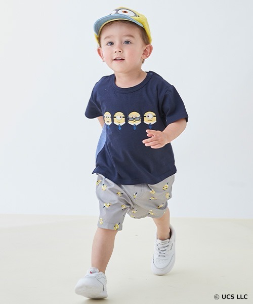 Bristol ハーフパンツ 黒 キャラクター　ミニオン Bristol ハーフパンツ 黒 キャラクター ミニオン - メルカリ