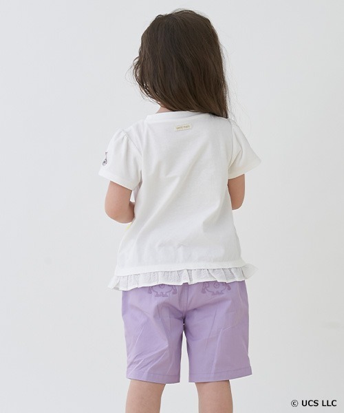 petit main（プティマイン）の「【ミニオン】アソートハーフパンツ（チノパンツ・キッズ・サックスブルー/グレー/ラベンダー/ライトベージュ・80ｃｍ/90cm/100cm/120cm/130cm/110cm）」の14枚目の写真