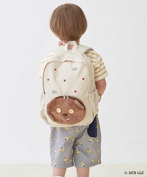 petit main（プティマイン）の「【ミニオン】アソートハーフパンツ（チノパンツ・キッズ・サックスブルー/グレー/ラベンダー/ライトベージュ・80ｃｍ/90cm/100cm/120cm/130cm/110cm）」の7枚目の写真