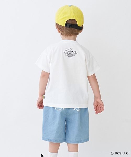 petit main（プティマイン）の「【ミニオン】アソートハーフパンツ（チノパンツ・キッズ・サックスブルー/グレー/ラベンダー/ライトベージュ・80ｃｍ/90cm/100cm/120cm/130cm/110cm）」の12枚目の写真