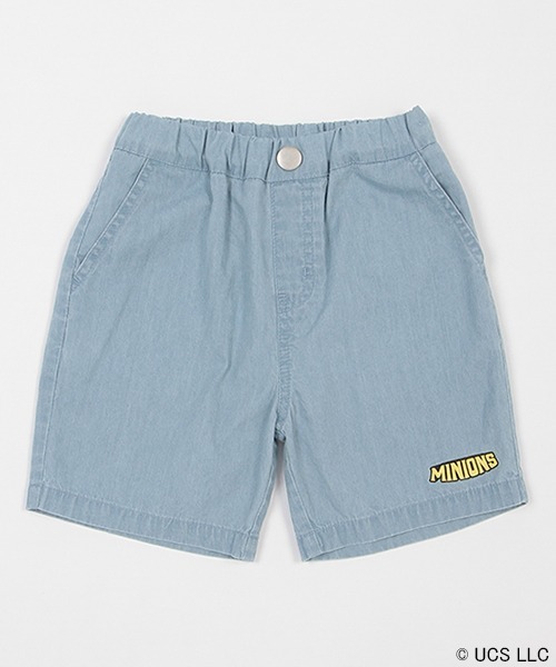 petit main（プティマイン）の「【ミニオン】アソートハーフパンツ（チノパンツ・キッズ・サックスブルー/グレー/ラベンダー/ライトベージュ・80ｃｍ/90cm/100cm/120cm/130cm/110cm）」の17枚目の写真