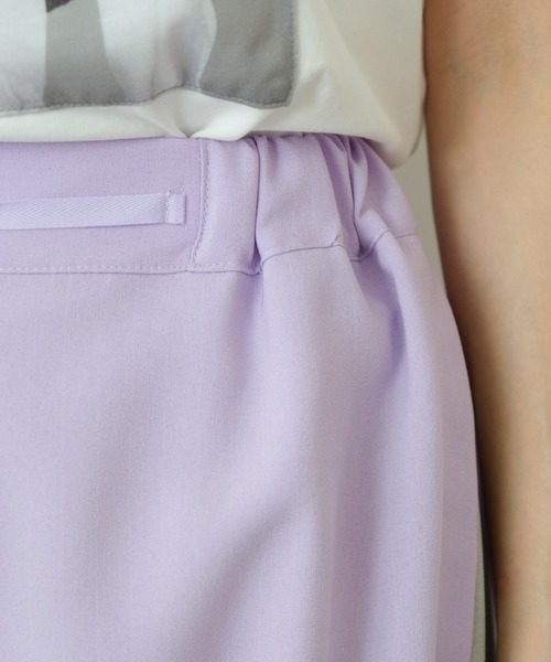 【セール】サイドタック配色テーパードパンツ（スラックス）｜TEVALT（ヴァレット）