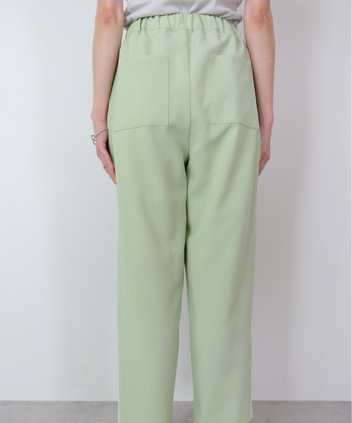 【セール】サイドタック配色テーパードパンツ（スラックス）｜TEVALT（ヴァレット）