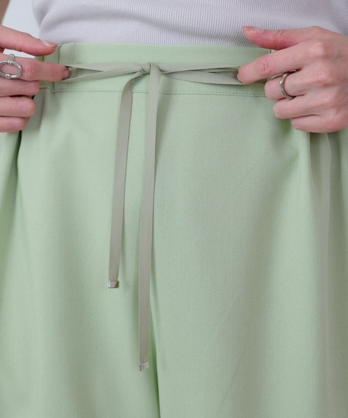 【セール】サイドタック配色テーパードパンツ（スラックス）｜TEVALT（ヴァレット）