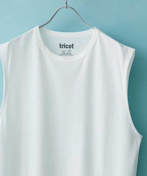 URBAN RESEARCH DOORS(アーバンリサーチドアーズ)の「トリコットノースリーブ(Tシャツ/カットソー・メンズ・ブラック/ホワイト/グレー・MEDIUM/LARGE)」の2枚目の写真