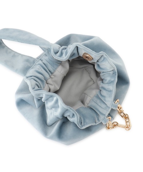 VIS（ビス）の「チェーン付きワンハンドルバッグ（ハンドバッグ・レディース・ブラック/サックスブルー/キナリ・FREE）」の18枚目の写真