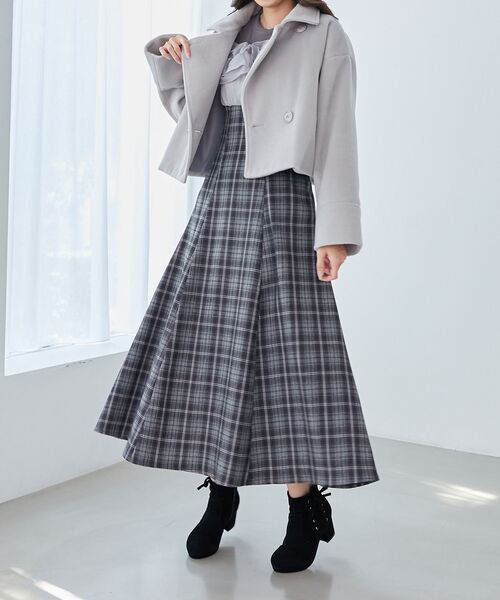 MAJESTIC LEGON（マジェスティックレゴン）の「サイドレースアップブーツ（ブーツ・レディース・ブラック/グレイッシュベージュ/チャコールグレー・LARGE/MEDIUM/SMALL/X-LARGE）」の13枚目の写真