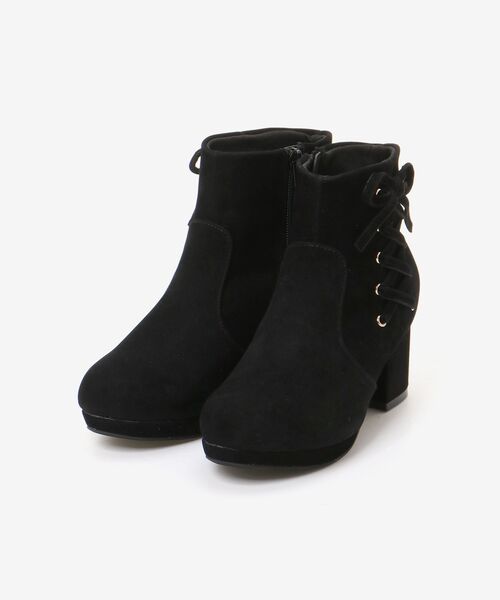 MAJESTIC LEGON（マジェスティックレゴン）の「サイドレースアップブーツ（ブーツ・レディース・ブラック/グレイッシュベージュ/チャコールグレー・LARGE/MEDIUM/SMALL/X-LARGE）」の8枚目の写真