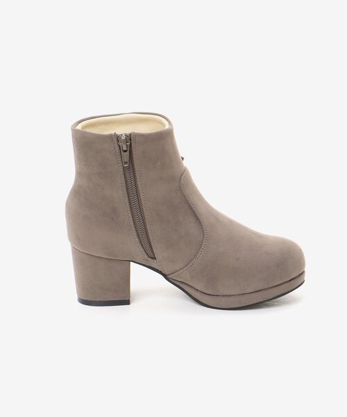 MAJESTIC LEGON（マジェスティックレゴン）の「サイドレースアップブーツ（ブーツ・レディース・ブラック/グレイッシュベージュ/チャコールグレー・LARGE/MEDIUM/SMALL/X-LARGE）」の6枚目の写真