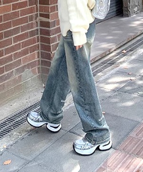 Futier land(フューティアランド)の「厚底スポーツスニーカー(スニーカー・レディース・シルバー・40/38/39/36/37)」の15枚目の写真