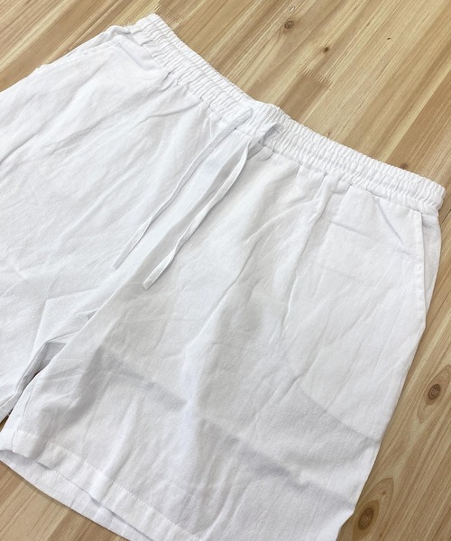 TopIsm（トップイズム）の「コットン無地　半袖オープンシャツとショーツのセットアップ（シャツ/ブラウス・メンズ・ベージュ/ホワイト/グレー/カーキ/ブラック・M/L）」の13枚目の写真