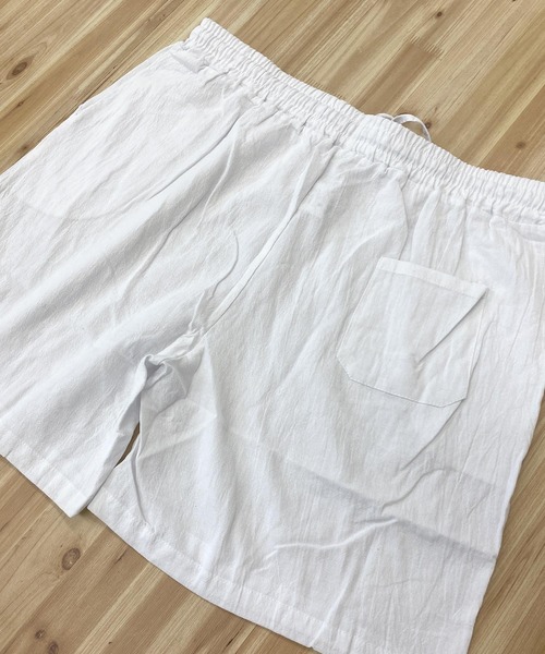 TopIsm（トップイズム）の「コットン無地　半袖オープンシャツとショーツのセットアップ（シャツ/ブラウス・メンズ・ベージュ/ホワイト/グレー/カーキ/ブラック・M/L）」の14枚目の写真