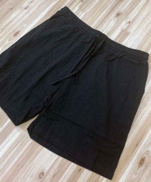 TopIsm（トップイズム）の「コットン無地　半袖オープンシャツとショーツのセットアップ（シャツ/ブラウス・メンズ・ベージュ/ホワイト/グレー/カーキ/ブラック・M/L）」の19枚目の写真