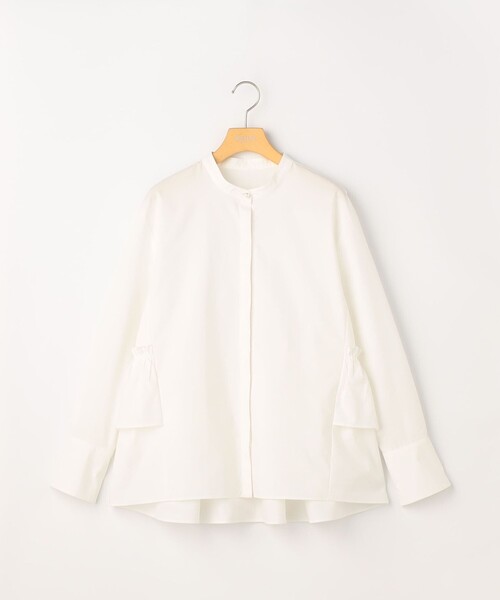 NOLLEY’S Sophi(ノーリーズソフィ)の「ペプラムシャツブラウス(シャツ/ブラウス・レディース・ネイビー/ホワイト/サックスブルー・38)」の19枚目の写真