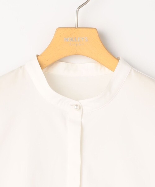 NOLLEY’S Sophi(ノーリーズソフィ)の「ペプラムシャツブラウス(シャツ/ブラウス・レディース・ネイビー/ホワイト/サックスブルー・38)」の17枚目の写真