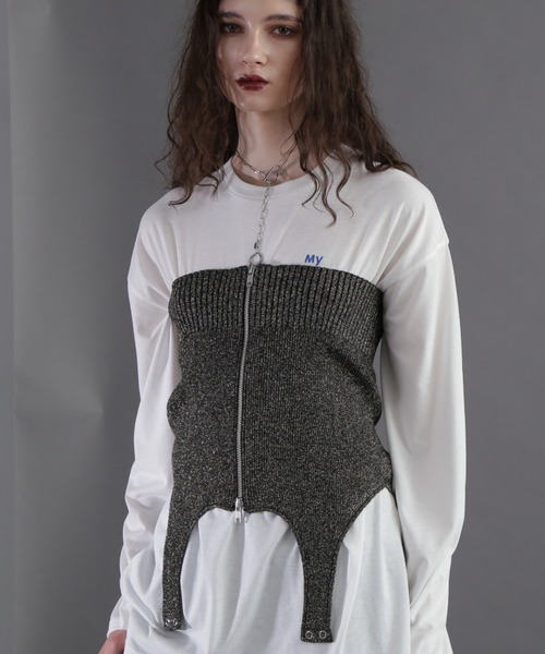 ニット セーター ROSE BUD KNIT レディース ROSE BUD ニット セーター (mici)Decorative cable knit
