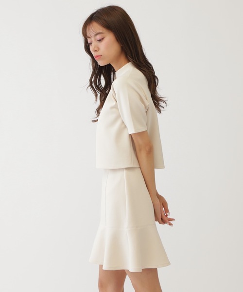 【セール】◇ショート丈ダイバーセットアップ（ワンピース）｜JILL by JILL STUART（ジルバイジルスチュアート）