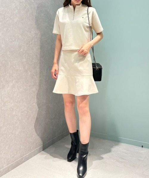 【セール】◇ショート丈ダイバーセットアップ（ワンピース）｜JILL by JILL STUART（ジルバイジルスチュアート）