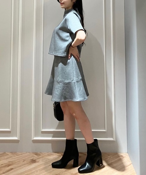 【セール】◇ショート丈ダイバーセットアップ（ワンピース）｜JILL by JILL STUART（ジルバイジルスチュアート）