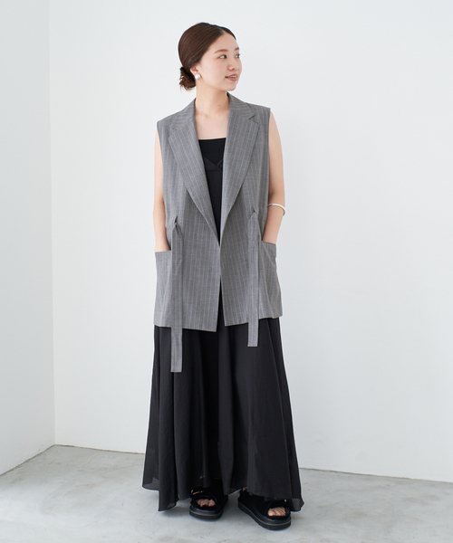 skjmです。イエナ IENA テーラードジレ　ベスト IENA（イエナ）の「ベルテッドジレ（ベスト）」 - WEAR