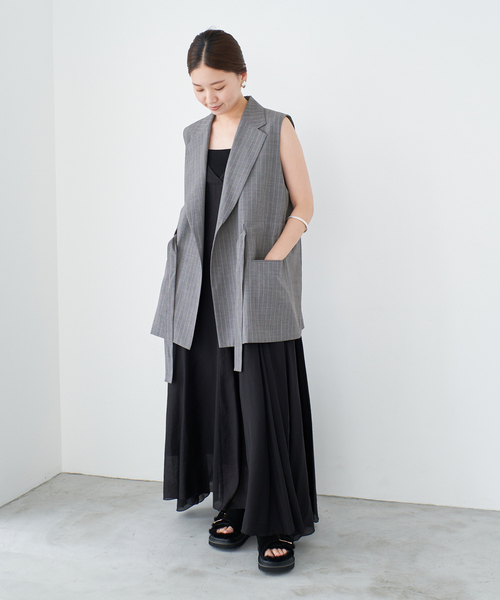 IENA - イエナ ジレ IENA（イエナ）の「ベルテッドジレ（ベスト）」 - WEAR
