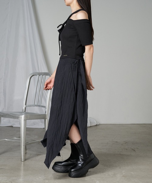 RAY CASSIN（レイカズン）の「サイドゴアブーツ（ブーツ・レディース・グレー/ブラック・M/XL/L）」の8枚目の写真