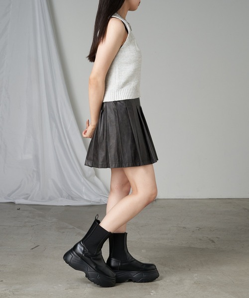 RAY CASSIN（レイカズン）の「サイドゴアブーツ（ブーツ・レディース・グレー/ブラック・M/XL/L）」の21枚目の写真