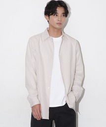 ストライプスリムレギュラーカラーシャツ
