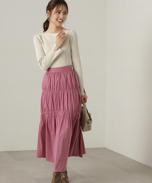 PROPORTION BODY DRESSING(プロポーションボディドレッシング)の「変形リブニット / 1214270905(ニット/セーター・レディース・ブラック/ベージュ/ボルドー・SMALL/MEDIUM)」の22枚目の写真