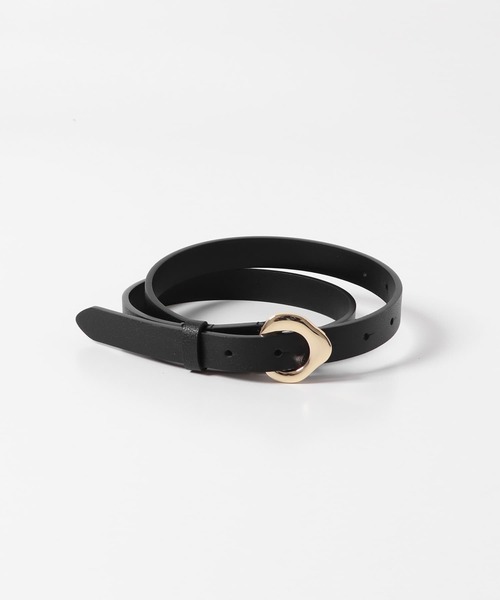 URBAN RESEARCH ROSSO WOMEN（アーバンリサーチ　ロッソ）の「LE VERNIS　Eyelet belt（ベルト・レディース・チャコールグレー/ブラック・-）」の3枚目の写真