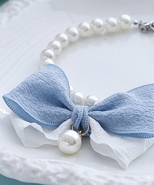 aimoha(アイモハ)の「ペットネックレス(リード/ハーネス/首輪・レディース・ライトグリーン/ピンク/ブルー・SMALL/MEDIUM)」の6枚目の写真