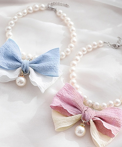 aimoha(アイモハ)の「ペットネックレス(リード/ハーネス/首輪・レディース・ライトグリーン/ピンク/ブルー・SMALL/MEDIUM)」の13枚目の写真
