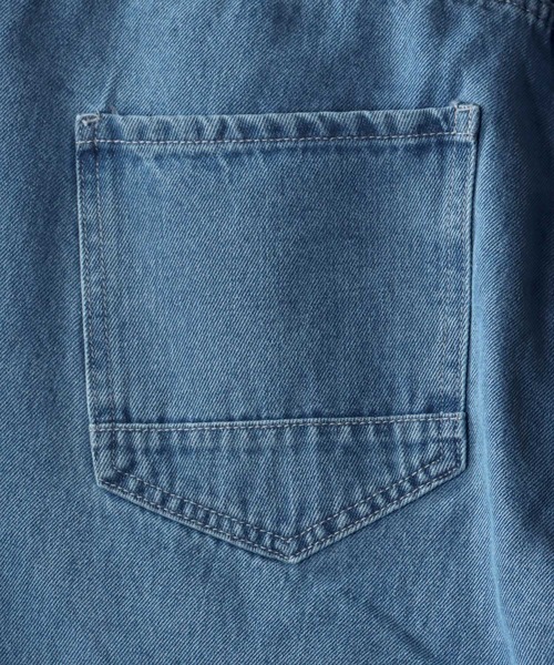 ANPAS（アンパス）の「Wide Tapered Denim Pants/ワイドテーパード デニムパンツ ワイド（デニムパンツ・メンズ・インディゴブルー/ケミカルウォッシュ/ブラック/グレー/ワンウォッシュ・M/L/LL）」の14枚目の写真