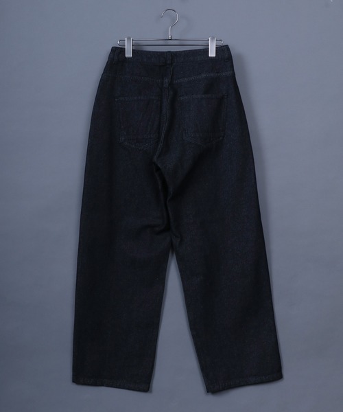 ANPAS（アンパス）の「Wide Tapered Denim Pants/ワイドテーパード デニムパンツ ワイド（デニムパンツ・メンズ・インディゴブルー/ケミカルウォッシュ/ブラック/グレー/ワンウォッシュ・M/L/LL）」の17枚目の写真