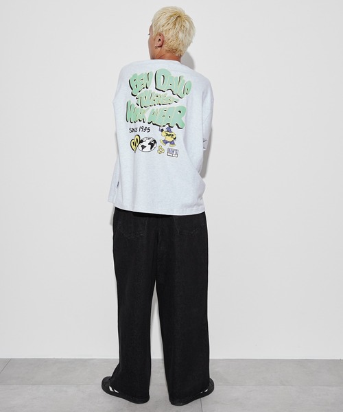 BEN DAVIS（ベンデイビス）の「∴WEGO/別注ベンデイビスプランプロゴT（Tシャツ/カットソー・メンズ・ホワイト/スミクロ/ライトグレー/ブラック・LARGE/MEDIUM/SMALL）」の18枚目の写真