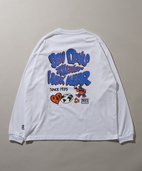 BEN DAVIS（ベンデイビス）の「∴WEGO/別注ベンデイビスプランプロゴT（Tシャツ/カットソー・メンズ・ホワイト/スミクロ/ライトグレー/ブラック・LARGE/MEDIUM/SMALL）」の16枚目の写真