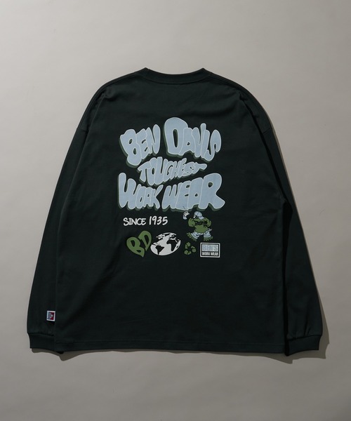 BEN DAVIS（ベンデイビス）の「∴WEGO/別注ベンデイビスプランプロゴT（Tシャツ/カットソー・メンズ・ホワイト/スミクロ/ライトグレー/ブラック・LARGE/MEDIUM/SMALL）」の14枚目の写真