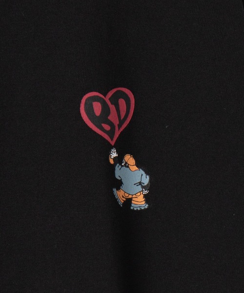 BEN DAVIS（ベンデイビス）の「∴WEGO/別注ベンデイビスプランプロゴT（Tシャツ/カットソー・メンズ・ホワイト/スミクロ/ライトグレー/ブラック・LARGE/MEDIUM/SMALL）」の8枚目の写真