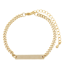 Chico | SquarePlateBracelet(ブレスレット)