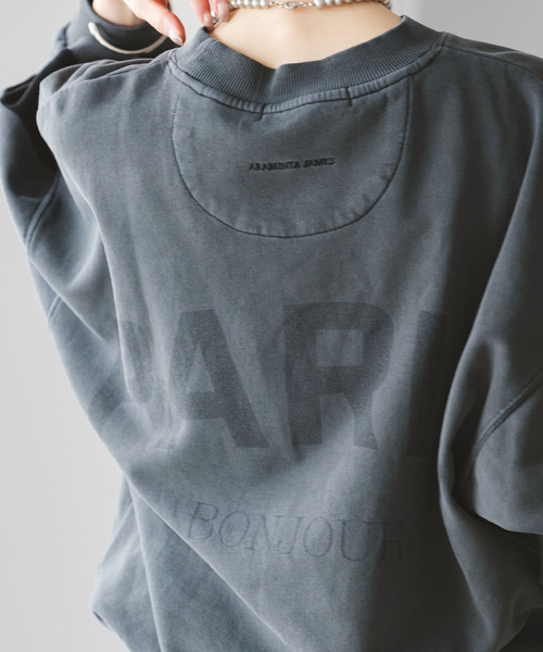 NOBLE アラミンタ ジェームス PARIS SWEATSHIRT Noble（ノーブル）の「ARAMINTA JAMES/アラミンタ ジェームス