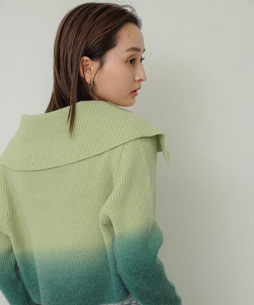 セール】グラデーションクロップドセーター（ニット/セーター）｜SENSE