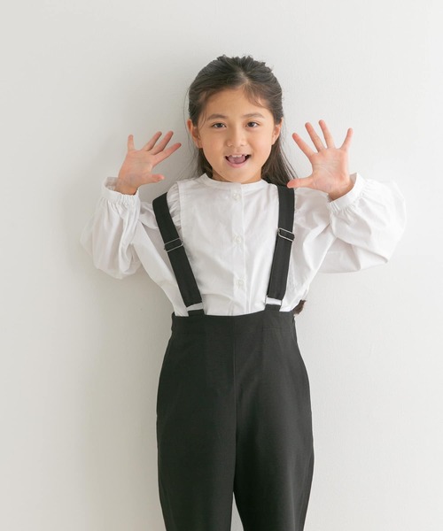 URBAN RESEARCH DOORS（アーバンリサーチドアーズ）の「ボリュームスリーブ2wayブラウス(KIDS)（Tシャツ/カットソー・キッズ・オフホワイト/ブルー系その他・120/135/105）」の3枚目の写真