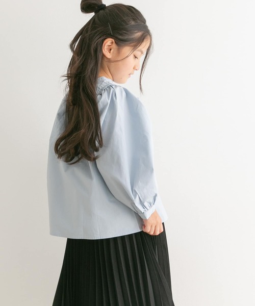 URBAN RESEARCH DOORS（アーバンリサーチドアーズ）の「ボリュームスリーブ2wayブラウス(KIDS)（Tシャツ/カットソー・キッズ・オフホワイト/ブルー系その他・120/135/105）」の10枚目の写真