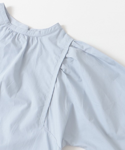 URBAN RESEARCH DOORS（アーバンリサーチドアーズ）の「ボリュームスリーブ2wayブラウス(KIDS)（Tシャツ/カットソー・キッズ・オフホワイト/ブルー系その他・120/135/105）」の18枚目の写真