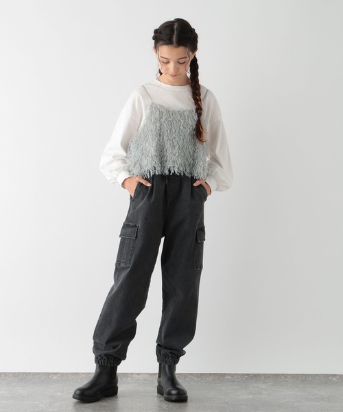 フェザーニットビスチェ/137681（ニット/セーター）｜GLOBAL