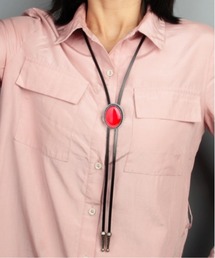 Fun & Daily | F&D : カラーストーンループタイ(ネックレス)